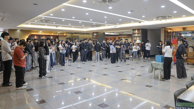 경일대 학술정보원은 2025학년도 전자 정보자료 박람회를 열었다. 경일대 제공