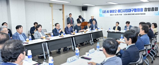 대구시가 AI 바이오·메디시티대구협의회를 재출범시켜 의료계와 행정이 함께 지역 의료산업 경쟁력 강화와 현안 대응에 나선다. 대구시 제공