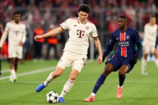 바이에른 뮌헨에서 뛰고 있는 김민재. 연합뉴스