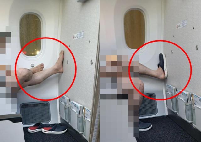 비행기 내 민폐 사례. 온라인 커뮤니티