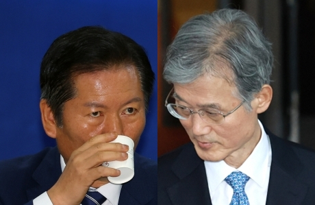 정청래, 조희대. 연합뉴스