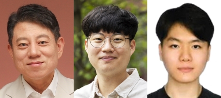 왼쪽측부터 DGIST 송철 교수, 하버드 메디컬스쿨 임진택 박사, DGIST 조기찬 박사과정생.