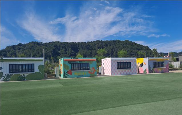 후포마리나항 내 청년포차 모습. 울진군 제공