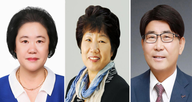 대구 서구는 제35회 자랑스러운 서구 구민상에 유순복 씨,이맹자 씨,최주성 씨(왼쪽부터)를 선정했다.