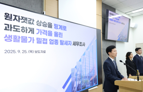 국세청, 원자잿값 핑계로 가격 올린 식품·외식기업 등 55곳 세무조사