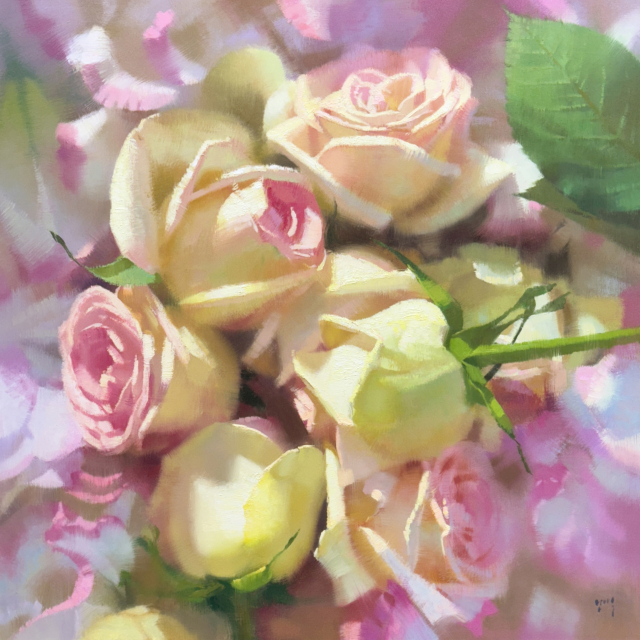 김바름, 분분하니(芬芬), Oil on Canvas, 91.0x91.0cm