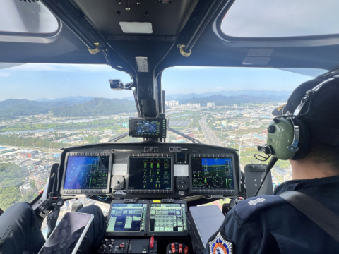 대구소방안전본부 119항공대, 추석연휴 특별순찰 실시
