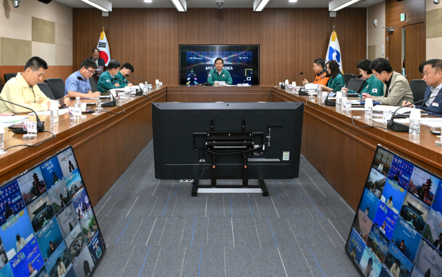 추석 명절 대비 경북도 부단체장 영상 회의. 경북도 제공.