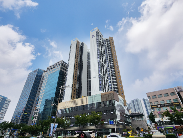 반월당역 반도유보라 전경. 반도건설 제공