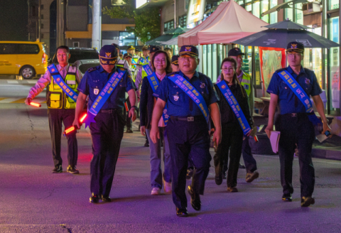 영주경찰서, 추석 맞이 범죄예방 합동 순찰 펴