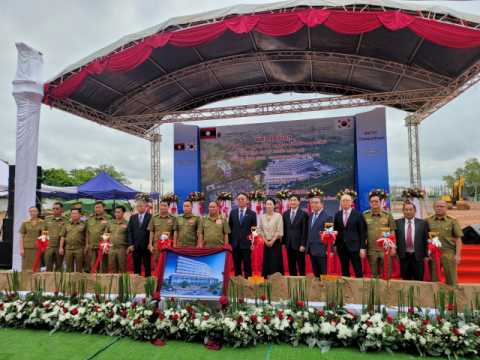 영남대의료원, 라오스 공안부 현대식 병원 건립사업 착공식 참여