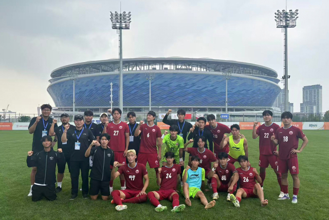 경일대 축구부는 세계대학축구월드컵에서 7위를 달성했다. 경일대 제공