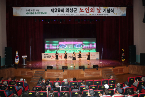 '제29회 의성군 노인의 날' 행사 열려…어르신 등 28명에 유공 표창