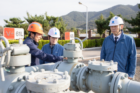 최연혜 가스공사 사장, 추석 연휴 대비 현장 안전점검