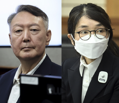 윤석열·김건희, 오늘 나란히 형사재판…첫 동시 출석