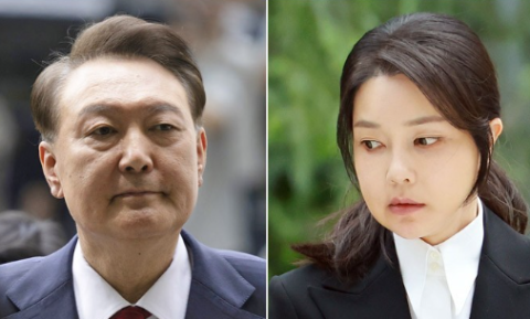 윤석열 전 대통령, 김건희 여사. 연합뉴스