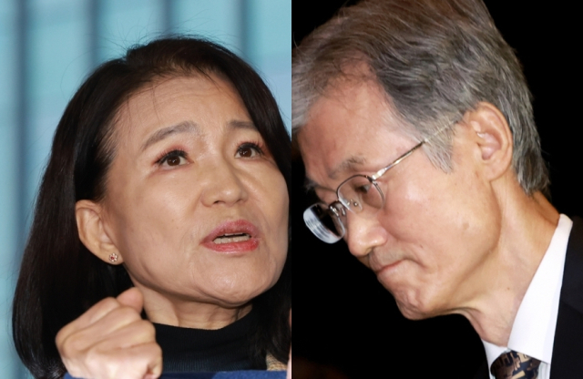 이진숙 전 방송통신위원장, 조희대 대법관. 연합뉴스