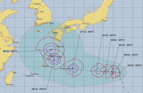 22호 태풍 할롱 발생…오키나와서 C자 유턴? 