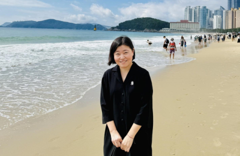 추석에 고향 부산 찾은 임은정 