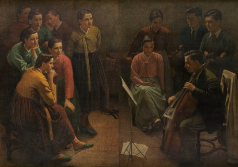 한국은행, 친일 논란 작가 작품 1년째 전시…10점 소장 중