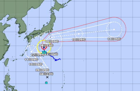 한·일 기상, 23호 태풍 나크리 발생 예보 시작…할롱처럼 U턴?