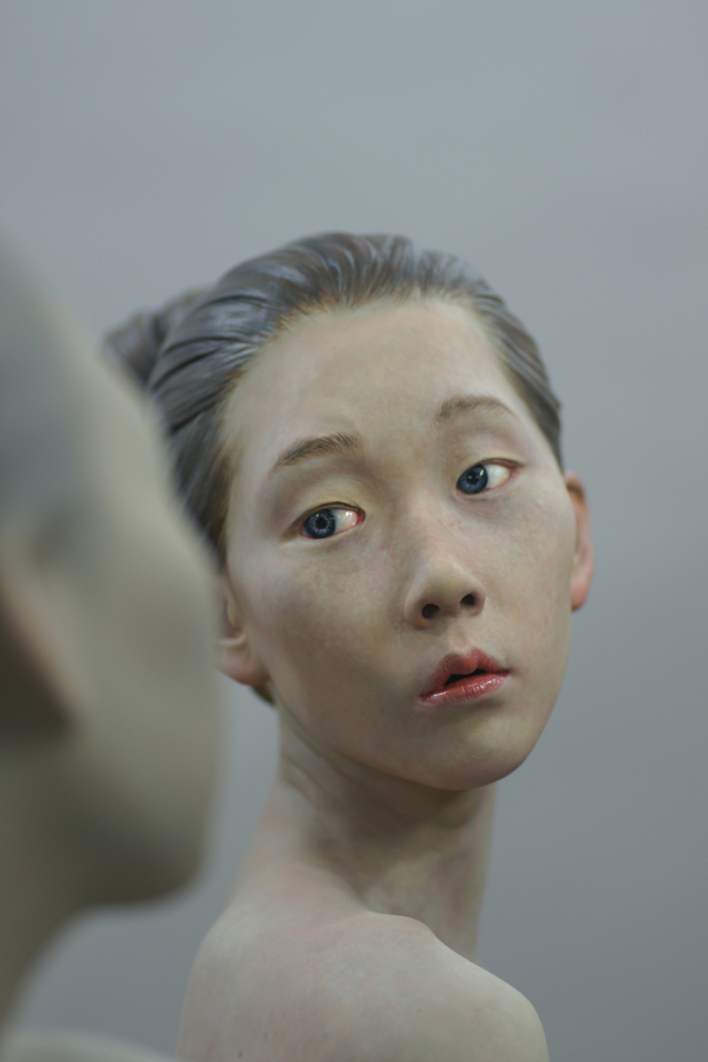 최수앙, Reflection, Oil on Resin, 82x52x87cm, 작품 일부