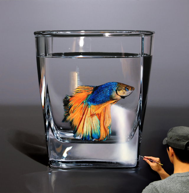 김영성, 無. 生. 物, Oil on canvas, 138x138cm, 2023. 과 작가 프로필