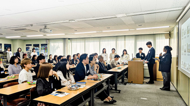 영진전문대 인테리어디자인과가 지난 5월 서울서 개최한 쇼케이스 모습. 영진전문대 제공