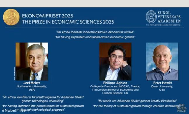 2025년 노벨경제학상의 영예는 