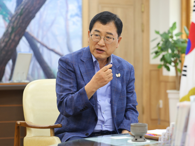 주낙영 경주시장이 2025 APEC 정상회의를 역대 가장 성공적인 APEC으로 치루겠다는 의지와 각오룰 밝히고 있다. 경주시 제공