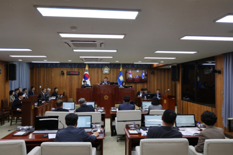 울진군의회 287회 임시회 열어