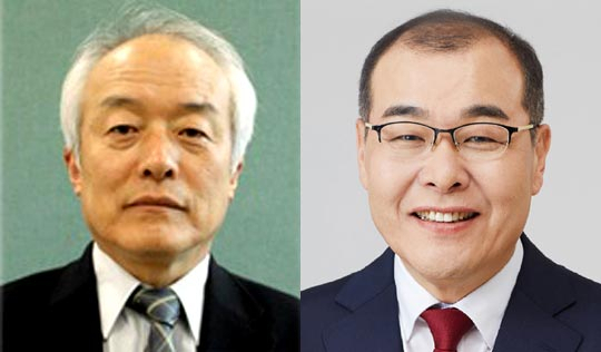 배병일 한국장학재단 이사장(사진 왼쪽), 홍원화 한국장학재단 이사장