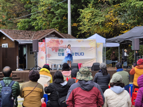태백산국립공원, '백천계곡 단풍축제' 개최