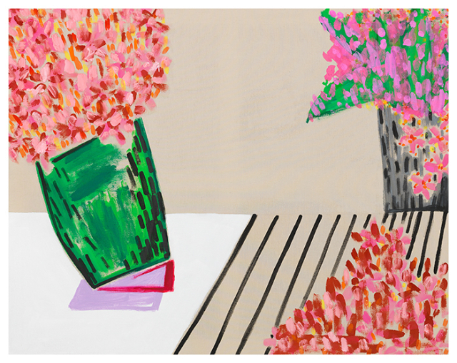 이명미, 2023 Landscape,116.8x91cm, acrylic on canvas, 2023
