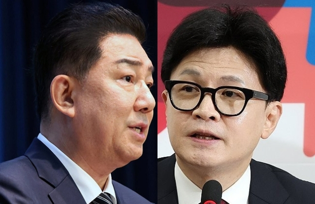 김병기, 한동훈. 연합뉴스