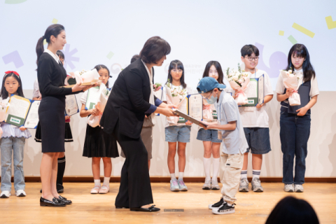 '한글 손 편지 공모전'…구수산·서변숲도서관 황재윤·김예진 수상