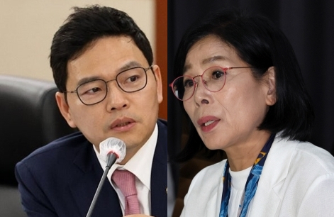 박정훈, 최민희. 연합뉴스