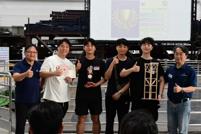계명대 CSL팀이 대만에서 열린 IDEERS 2025에서 종합3위를 차지한 후 기념촬영을 하고 있다. 계명대 제공