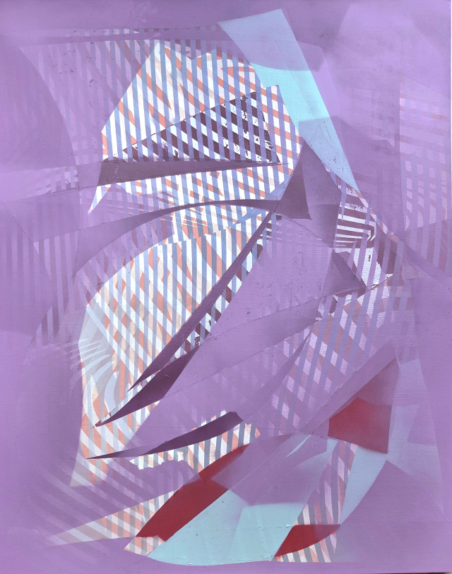 김봉천, 은현2025-2_Hidden-Appearance, Mixed media, 2025, 91x73cm