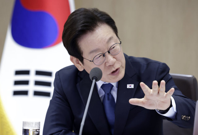 이재명 대통령이 21일 용산 대통령실에서 열린 국무회의에서 발언하고 있다. 연합뉴스