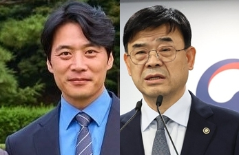 한준호 더불어민주당 국회의원, 이상경 국토교통부 1차관. 한준호 의원 페이스북, 연합뉴스