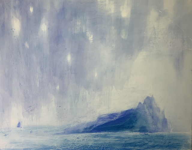 강상택, 비상(非常)-경(景), 60x80cm, 한지에 채색