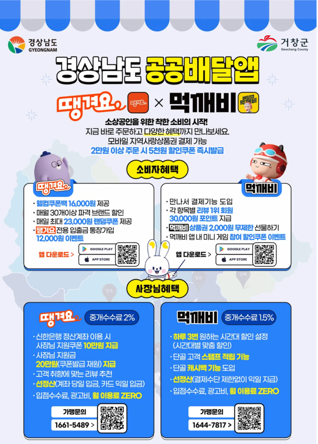 경남 형 배달앱 포스트.거창군 제공
