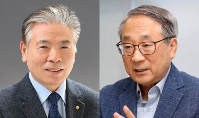 김인남 대구경영자총협회 회장(왼쪽), 박양호 대구정책연구원장
