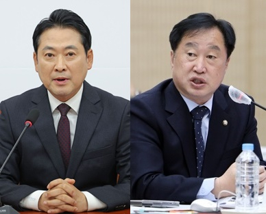 장동혁 국민의힘 대표, 김준혁 더불어민주당 의원.