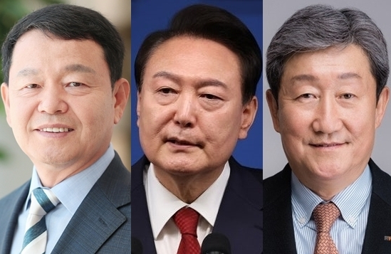윤석대, 윤석열, 차순도. 연합뉴스, 매일신문DB