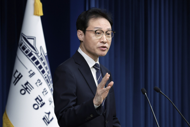 이규연 홍보소통수석. 연합뉴스
