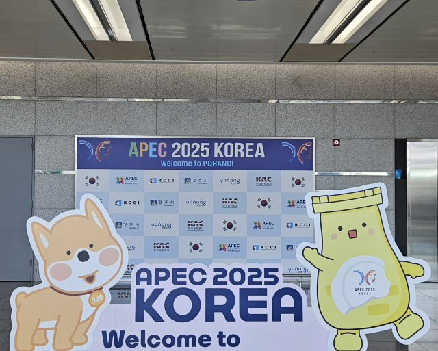 포항경주공항에 APEC 기간동안 포토존이 운영된다. 이상원 기자