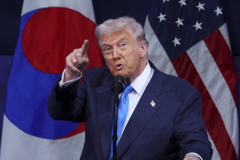 [포토] APEC CEO SUMMIT 특별연설 하는 도널드 트럼프 美 대통령