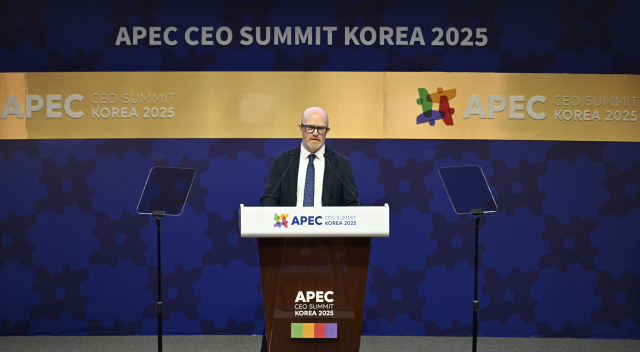 사이먼 밀너 메타 아시아태평양 공공정책 부사장이 29일 경북 경주 경주예술의전당에서 열린